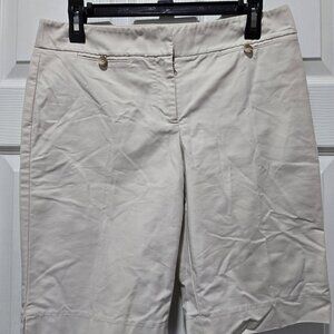 Ann Taylor Shorts Womens 6 Walking Hiking Flat Front Pockets Summer Minimalist